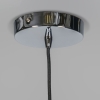Scandinavische hanglamp chroom met helder glas - ball 30