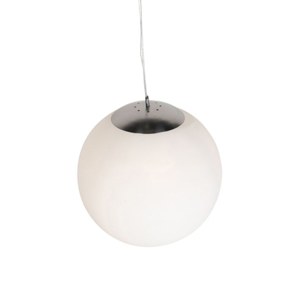 Scandinavische hanglamp opaal glas 50cm - ball 50