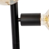 Scandinavische vloerlamp zwart 5-lichts - facil tube