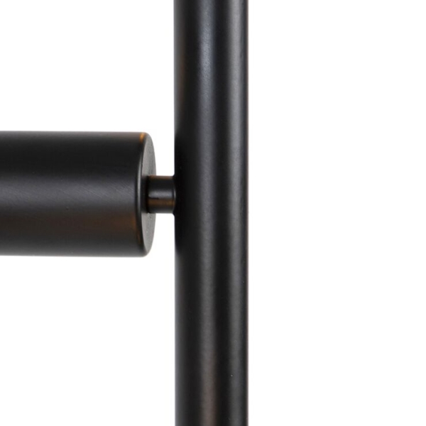 Scandinavische vloerlamp zwart 5-lichts - facil tube