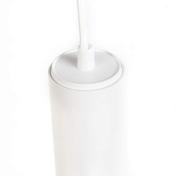 Set van 2 design hanglampen wit - tuba small