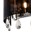 Set van 2 wandlampen chroom met zwarte kap - ann-kathrin 2