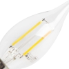 Set van 3 led filament kaarslamp e14 3w 2700k 250lm f35 dimbaar helder