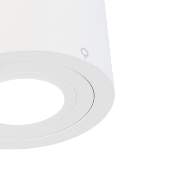 Smart badkamer spot wit rond ip44 incl. Wifi gu10 - capa