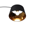 Smart booglamp zwart met goud incl. Wifi a60 - arc basic