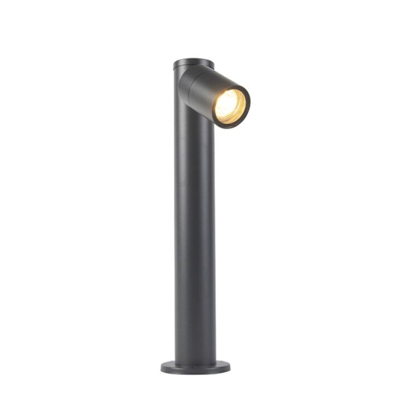 Smart buitenlamp grijs rvs 45 cm verstelbaar incl. Wifi gu10 - solo