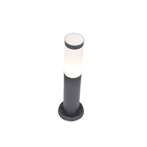 Smart buitenlamp paal antraciet 45 cm incl. Wifi p45 - rox