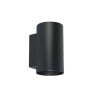 Smart design wandlamp zwart incl. 2 wifi gu10 - sandy
