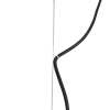 Smart hanglamp roestbruin met rek incl. 4 wifi a60 - cage rack