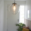 Smart hanglamp transparant 35 cm incl. Wifi a60 - pallon