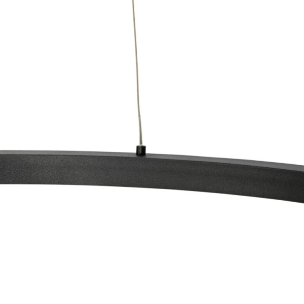 Smart hanglamp zwart 80 cm incl. Led en rgbw - girello