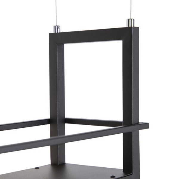 Smart hanglamp zwart incl. Wifi a60 - cage rack