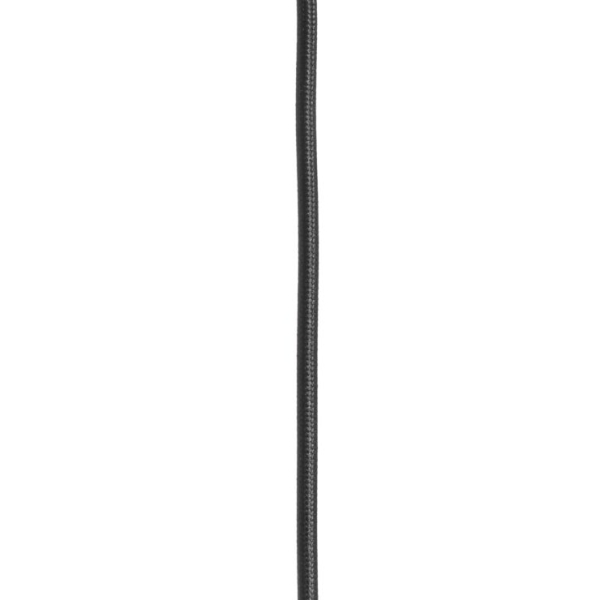 Smart hanglamp zwart met goud glas 20 cm incl. Wifi a60 - pallon
