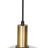 Smart hanglamp zwart met smoke glas 4-lichts incl. Wifi a60 - zuzanna