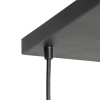 Smart hanglamp zwart met smoke glas incl. 8 wifi g95 - sandra