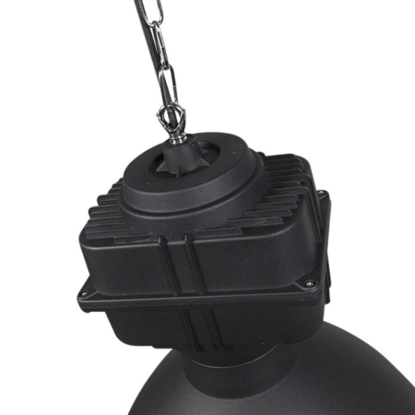 Smart industriële hanglamp zwart 38
