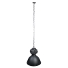 Smart industriële hanglamp zwart 53 cm incl. A60 wifi - sicko