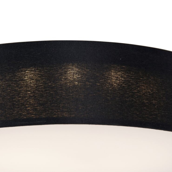 Smart plafondlamp zwart 30 cm incl. Led rgb - taiko