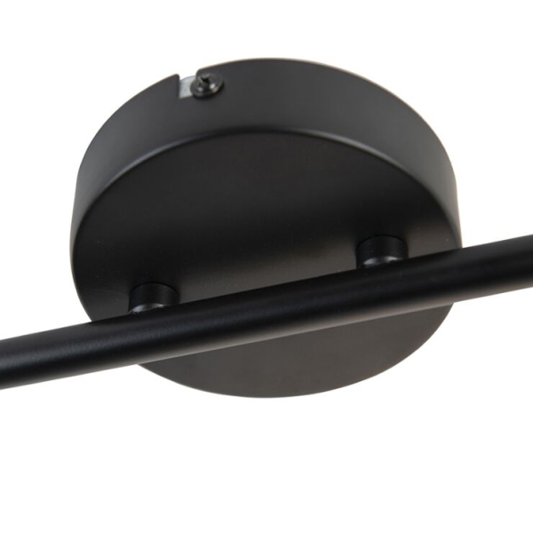 Smart spot zwart incl. Wifi gu10 2-lichts met kleppen - movie