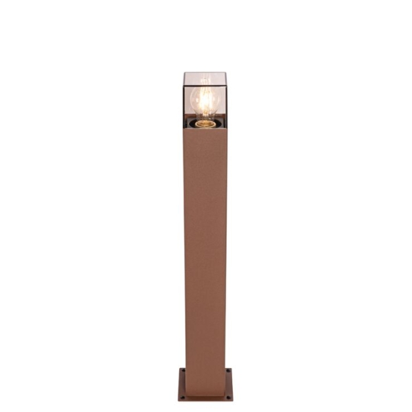 Smart staande buitenlamp roestbruin 70 cm incl. Wifi p45 - denmark