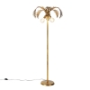 Smart vloerlamp goud 156cm incl. 2 wifi g95 - botanica