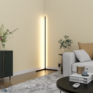 Smart vloerlamp incl. LED RGB en dimbaar in kelvin - Saar