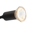Smart wandlamp zwart met usb incl. Wifi a60 en gu10 - zeno