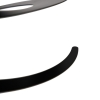 Stalen lampenkap zwart 20 cm - spiraal