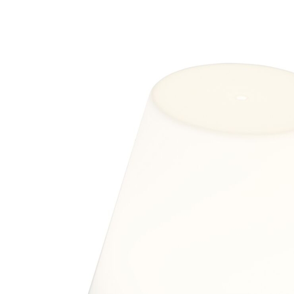 Tafellamp donkergrijs incl. Led oplaadbaar met touch dimmer - renata