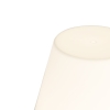 Tafellamp wit incl. Led oplaadbaar met touch dimmer - renata