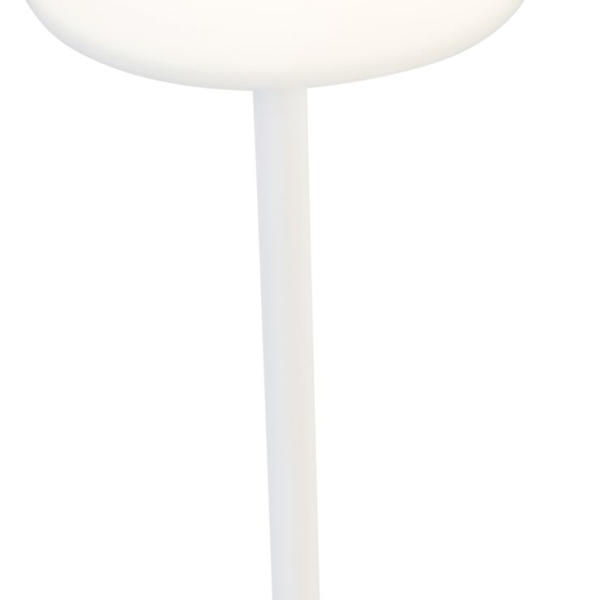 Tafellamp wit incl. Led oplaadbaar met touch dimmer - renata