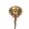 Vintage hanglamp antiek goud 6-lichts - linden