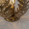 Vintage plafondlamp goud 24 cm - botanica