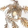 Vintage plafondlamp goud 45 cm langwerpig - botanica