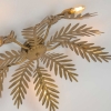 Vintage plafondlamp goud 70 cm 5-lichts - botanica