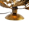 Vintage tafellamp antiek goud 30 cm - linden