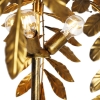 Vintage vloerlamp antiek goud 65 cm 4-lichts - linden