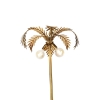 Vintage vloerlamp goud 156 cm 2-lichts - botanica