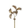 Vintage vloerlamp goud 187 cm 2-lichts - botanica