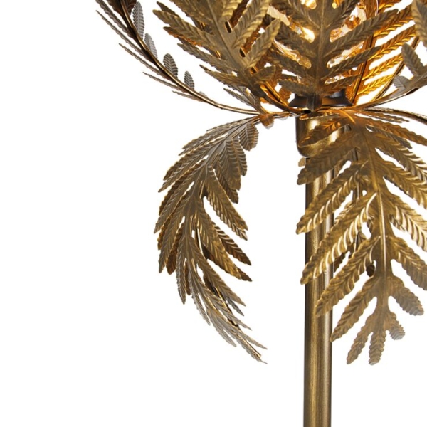 Vintage vloerlamp goud - botanica simplo