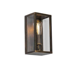 Vintage wandlamp antiek goud 26 cm IP44 - Charlois