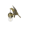 Vintage wandlamp messing animal fugl 14