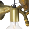 Vintage wandlamp messing - animal fugl