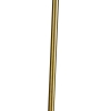 Vloerlamp verstelbaar brons met boucle kap wit 35 cm - parte