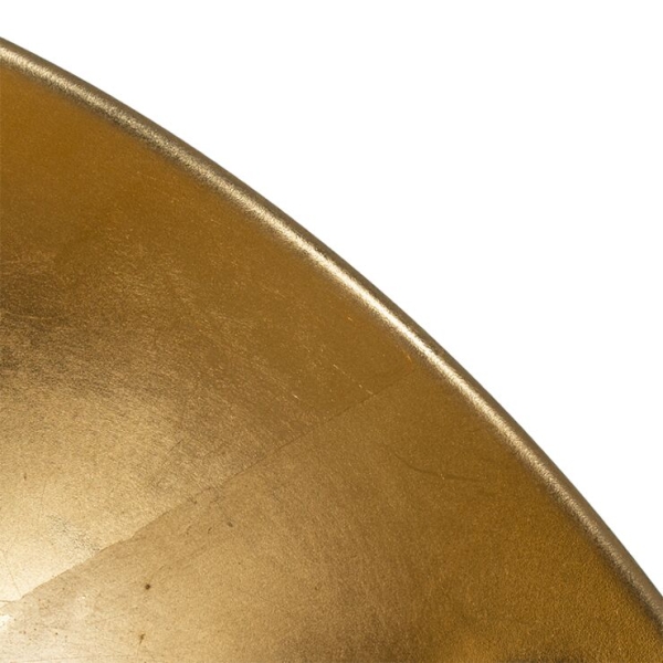 Vloerlamp zwart met goud 35 cm verstelbaar - magnax