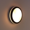 Wand- en plafondlamp donkergrijs 2-lichts ip54 - glow