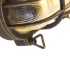 Wand en plafondlamp goud/messing ovaal ip44 - noutica