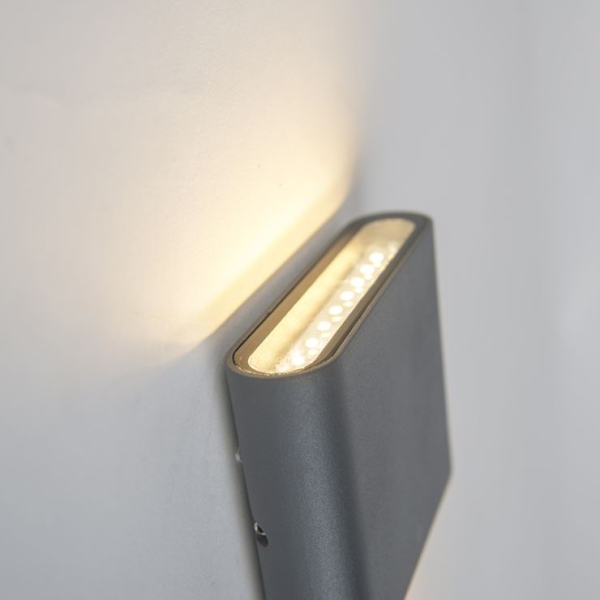 Moderne wandlamp donkergrijs 11