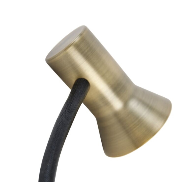 Wandlamp brons met flexarm - karin flex