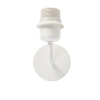 Wandlamp wit met e27 fitting zonder kap - matt